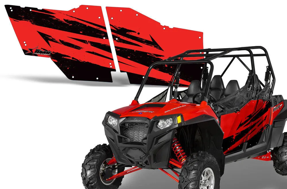 Polaris Brand Door Graphics for RZR 900XP 4-Door