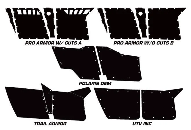 Polaris RZR 900 XP 4-Door Graphics - OEM Designs (2011-2014)