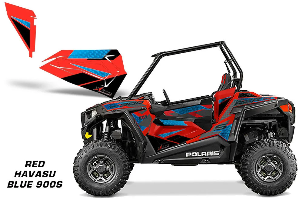 Polaris RZR 900s 2-Door, Lower-Door OEM Graphics