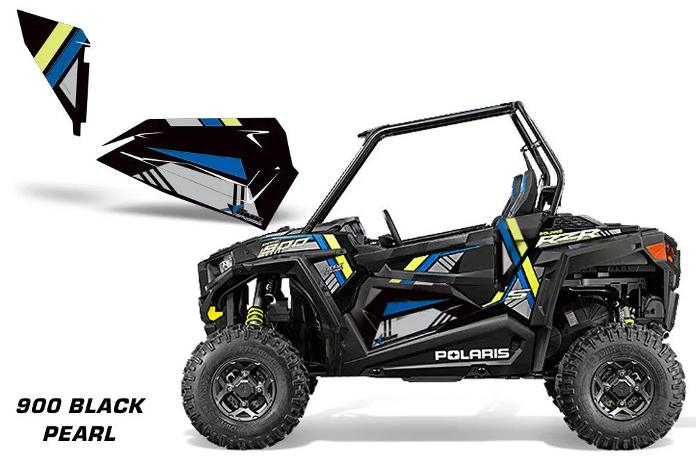 Polaris RZR 900s 2-Door, Lower-Door OEM Graphics