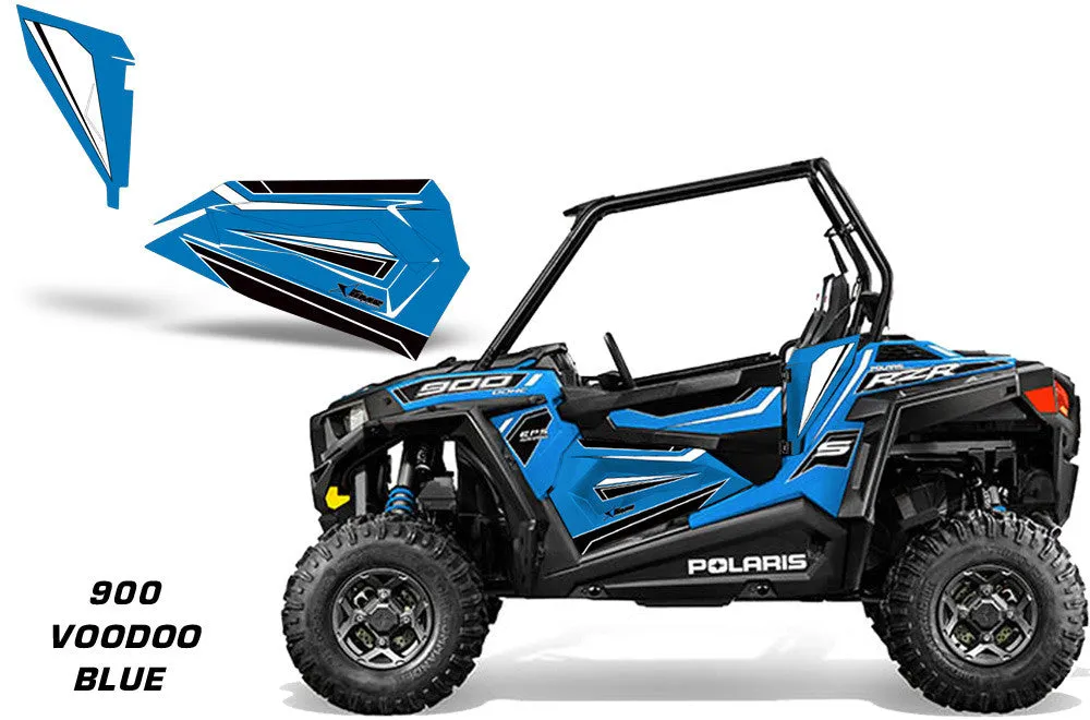 Polaris RZR 900s 2-Door, Lower-Door OEM Graphics