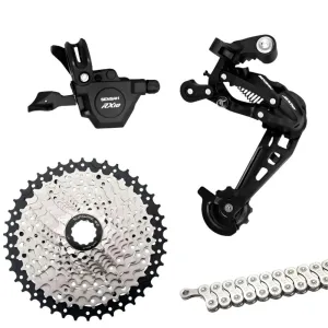 SENSAH RX10 1x10Speed Groupset YBN Chain Group Rear Derailleurs 36t 42t MTB Cassette  Shifter Rainbow M6000 A5 A7 Deore