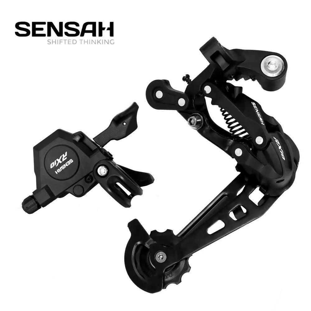SENSAH RX10 1x10Speed Groupset YBN Chain Group Rear Derailleurs 36t 42t MTB Cassette  Shifter Rainbow M6000 A5 A7 Deore