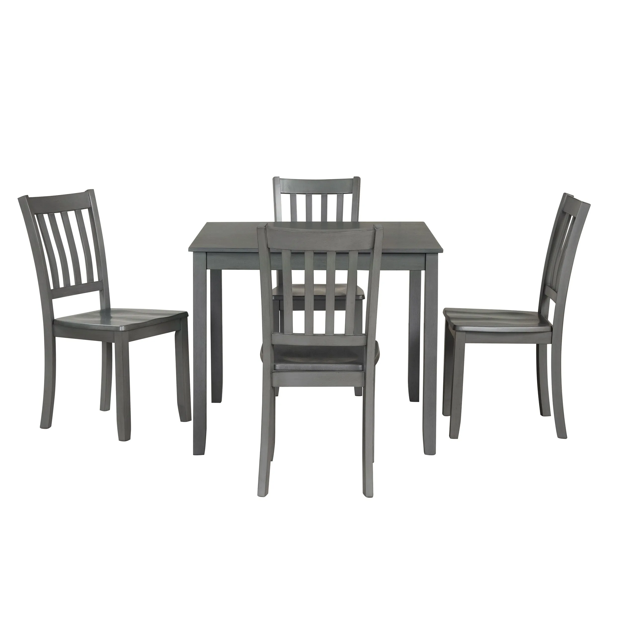 Sherry 5-Piece Square Wood Top Dining Room (Seats-4)