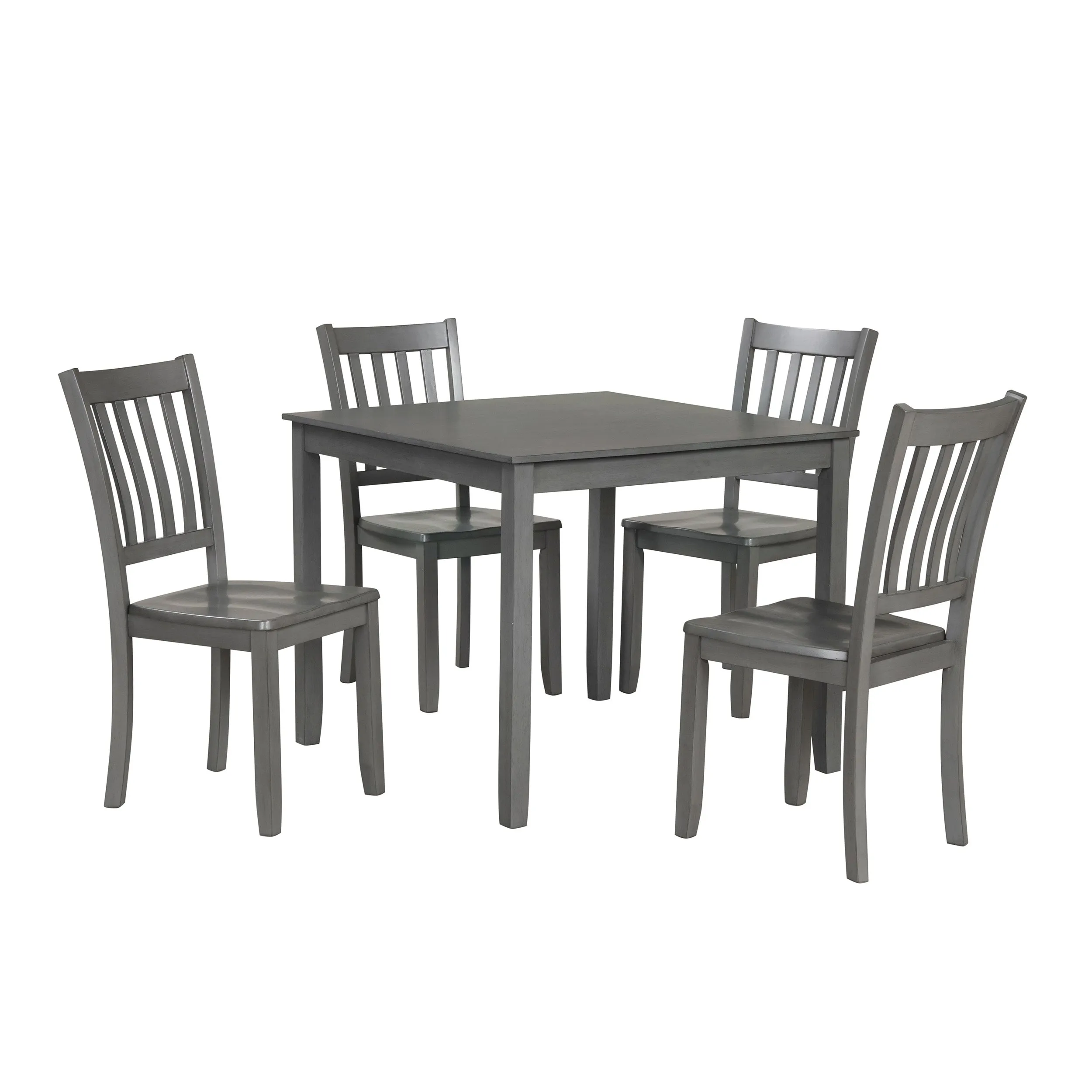 Sherry 5-Piece Square Wood Top Dining Room (Seats-4)