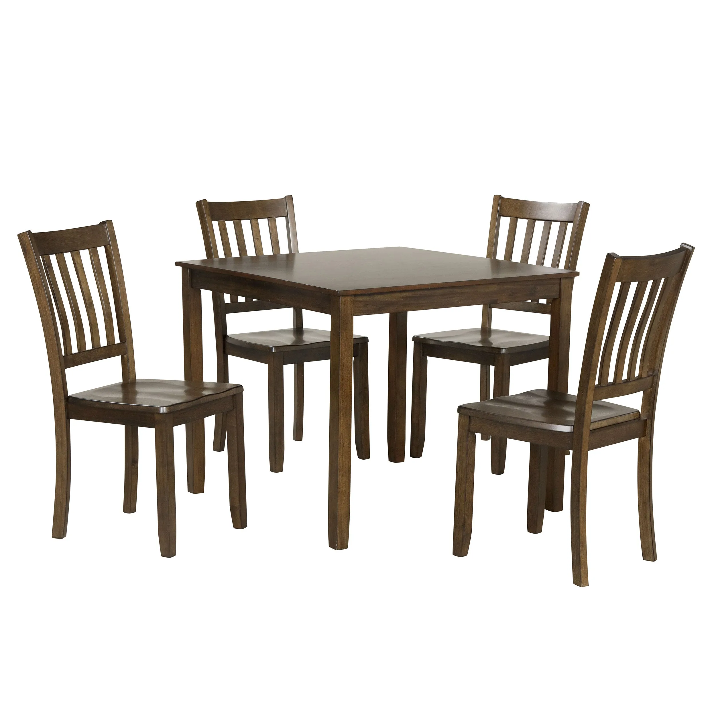 Sherry 5-Piece Square Wood Top Dining Room (Seats-4)
