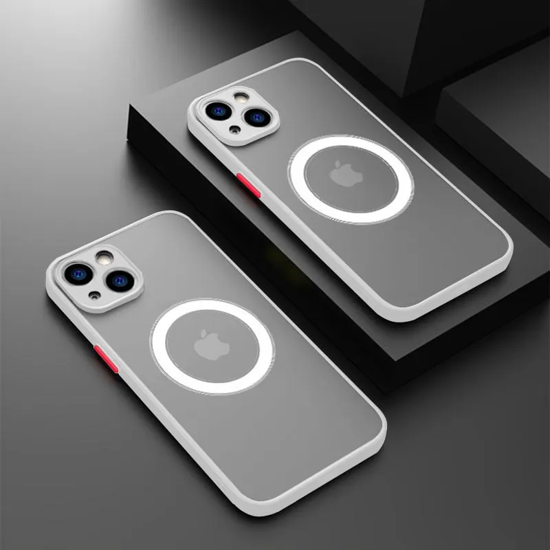 Shockproof Matte Magsafe Apple iPhone Case 16, 16 Pro, 16 Plus, 16 Pro Max