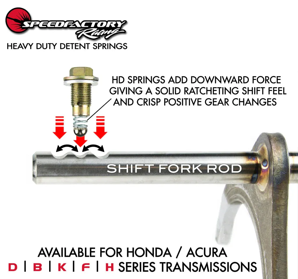 SpeedFactory Racing Heavy Duty Detent Spring Kit - K-Series (All, 3 springs) - SF-05-006-K