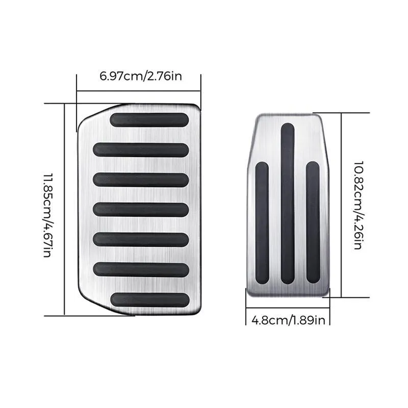 TAPTES Performance Pedal Covers for Tesla Model S / X
