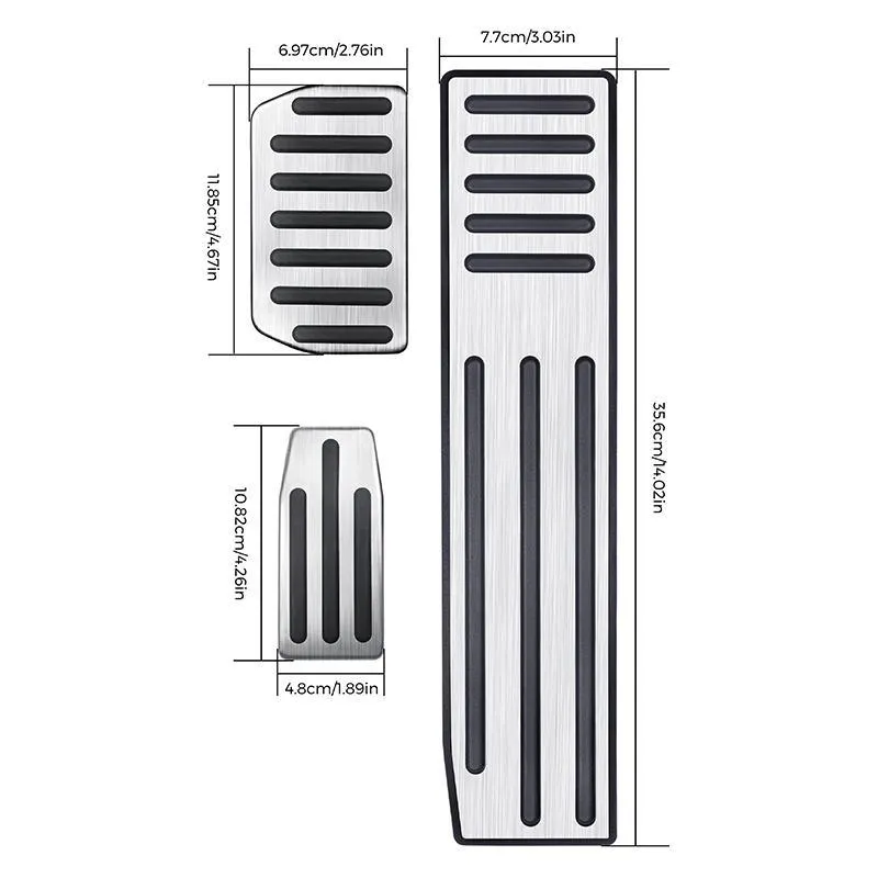 TAPTES Performance Pedal Covers for Tesla Model S / X