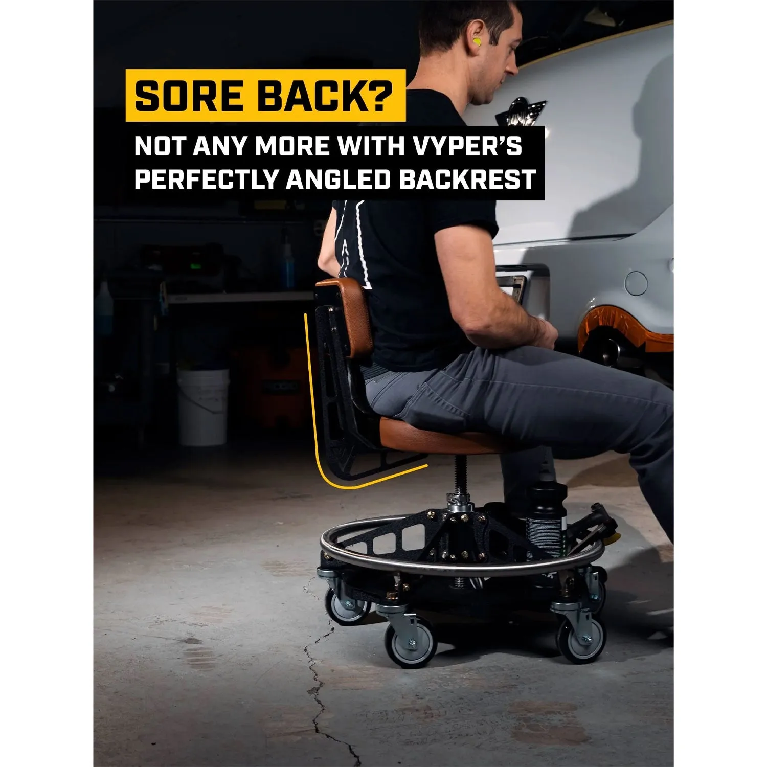 Vyper Robust Steel Max Detailing Seat