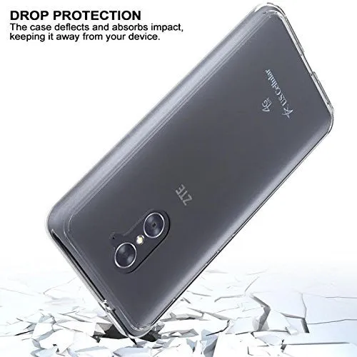ZTE Grand X Max 2 Case | ZTE Imperial Max/Max Duo EZ-Grip Hybrid Armor Bumper Case Cover for ZTE Grand X Max 2/Imperial Max/Max Duo LTE - Black