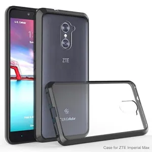 ZTE Grand X Max 2 Case | ZTE Imperial Max/Max Duo EZ-Grip Hybrid Armor Bumper Case Cover for ZTE Grand X Max 2/Imperial Max/Max Duo LTE - Black